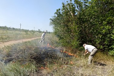На встречах с жителями сел